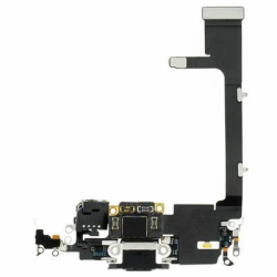 Flex kabel Apple iPhone 11 Pro + Lightning konektor Black / černý, Originál