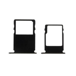 Držák SIM + microSD Nokia 3 Black , černý, Originál