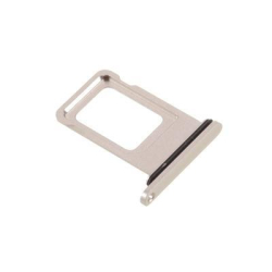 Držák SIM Apple iPhone 11 Silver , stříbrný, Originál
