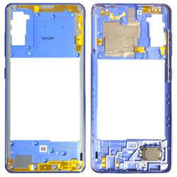 Střední kryt Samsung A415 Galaxy A41 Blue / modrý, Originál