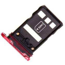Držák SIM Huawei P30 Pro Red / červený, Originál