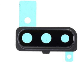 Krytka kamery Samsung A505 Galaxy A50, A705 Galaxy A70 Black černá + sklíčko, Originál