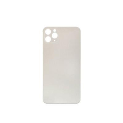 Zadní kryt Apple iPhone 11 Pro Max Silver - větší otvor pro sklíčko kamery, Originál