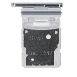 Držák SIM + microSD Samsung G781 Galaxy S20 FE 5G White / bílý (