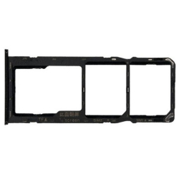 Držák SIM + microSD Samsung A207 Galaxy A20s Black / černý, Originál