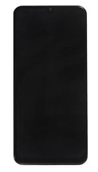 Přední kryt Samsung A507 Galaxy A50s Black / černý + LCD + dotyková deska, Originál