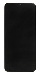 Přední kryt Realme 7i Black / černý + LCD + dotyková deska, Originál
