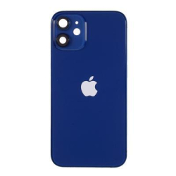 Zadní kryt Apple iPhone 12 mini Blue , modrý + sklíčko kamery + střed, Originál