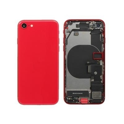Zadní kryt Apple iPhone SE 2020 Red / červený + sklíčko kamery +