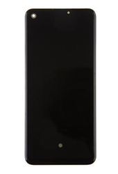 Přední kryt Realme 8 Pro Black / černý + LCD + dotyková deska, Originál
