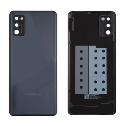 Zadní kryt Samsung A415 Galaxy A41 Black / černý + sklíčko kamery, Originál