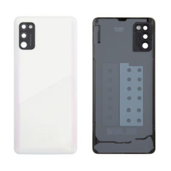 Krytka kamery Samsung A415 Galaxy A41 White , bílá + sklíčko, Originál