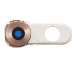 Krytka kamery LG V10, H960A White Gold / bílá + sklíčko, Originál