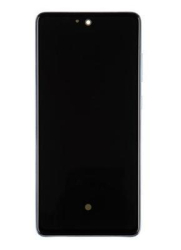 Přední kryt Samsung A725 Galaxy A72 Blue / modrý + LCD + dotyková deska, Originál