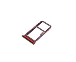 Držák SIM + microSD Motorola G8 Plus XT2019 Red / červený, Originál