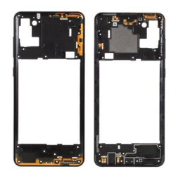 Střední kryt Samsung A217 Galaxy A21s Black / černý, Originál