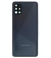 Zadní kryt Samsung A515 Galaxy A51 Black / černý + sklíčko kamery, Originál