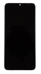 Přední kryt Xiaomi Poco M3 Power Black / černý + LCD + dotyková deska, Originál