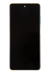 Přední kryt Xiaomi Poco X3 Pro Blue / modrý + LCD + dotyková deska, Originál