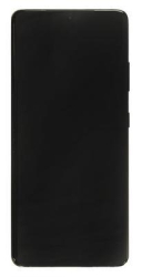 Přední kryt Samsung G998 Galaxy S21 Ultra Phantom Black / černý + LCD + dotyková deska, Or