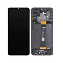 Přední kryt Samsung A326 Galaxy A32 5G Black / černý + LCD + dot