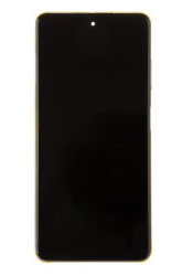 Přední kryt Xiaomi Poco X3 Pro Tarnisch Black / černý + LCD + dotyková deska, Originál