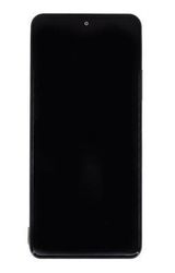 Přední kryt Xiaomi Poco F3 Black / černý + LCD + dotyková deska, Originál