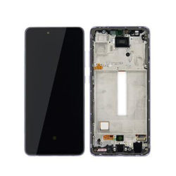 Přední kryt Samsung A525, A526 Galaxy A52 5G Violet / fialový + LCD + dotyková deska, Orig