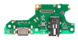 UI deska Huawei P Smart 2021 + USB-C konektor + mikrofon + AV audio, Originál