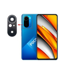 Sklíčko kamery Xiaomi Poco F3 Black / černé, Originál