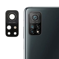 Sklíčko kamery Xiaomi Mi 10T, Mi 10T Pro 5G Black / černé + lepí