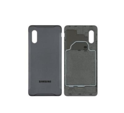 Zadní kryt Samsung G715 Galaxy Xcover Pro Black / černý + sklíčko kamery, Originál