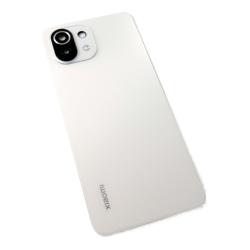 Zadní kryt Xiaomi Mi 11 Lite 5G White / bílý + sklíčko kamery, Originál