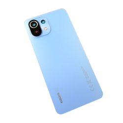 Zadní kryt Xiaomi Mi 11 Lite 5G Blue / modrý + sklíčko kamery, Originál