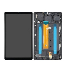 Přední kryt Samsung T220 Galaxy Tab A7 Lite Wifi Grey / šedý + LCD + dotyková deska, Origi