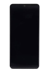 Přední kryt Samsung M225 Galaxy M22 Black / černý + LCD + dotyko