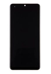 Přední kryt Samsung M325 Galaxy M32 Black / černý + LCD + dotyková deska, Originál