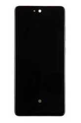 Přední kryt Samsung A528 Galaxy A52s 5G Black / černý + LCD + do