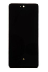 Přední kryt Samsung A528 Galaxy A52s 5G Black / černý + LCD + dotyková deska, Originál