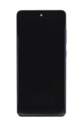 Přední kryt Samsung A528 Galaxy A52s 5G Light Violet / světle fialový + LCD + dotyková des