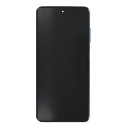 Přední kryt Xiaomi Redmi 9T Black / černý + LCD + dotyková deska, Originál
