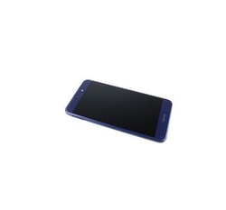 Přední kryt Huawei Honor 8 Lite Blue / modrý + LCD + dotyková deska, Originál