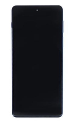 Přední kryt Motorola Edge 20 Pro Blue / modrý + LCD + dotyková deska, Originál