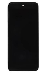Přední kryt Motorola Edge 20 Lite Black / černý + LCD + dotyková deska, Originál