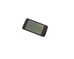 Přední kryt Kazam 440L Trooper Black / černý + LCD + dotyková deska, Originál - SWAP