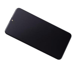 Přední kryt Samsung A105 Galaxy A10 Black / černý + LCD + dotyková deska, Originál