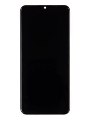 Přední kryt Realme C25 Black / černý + LCD + dotyková deska, Originál
