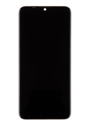 Přední kryt Motorola E20 Black / černý + LCD + dotyková deska, Originál