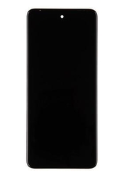 Přední kryt Motorola G60s Black / černý + LCD + dotyková deska (