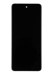 Přední kryt Motorola G60s Black / černý + LCD + dotyková deska, Originál